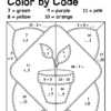 Color by Code Coloring Activities Earth Day Addition and Subtraction within 20 - Image 3