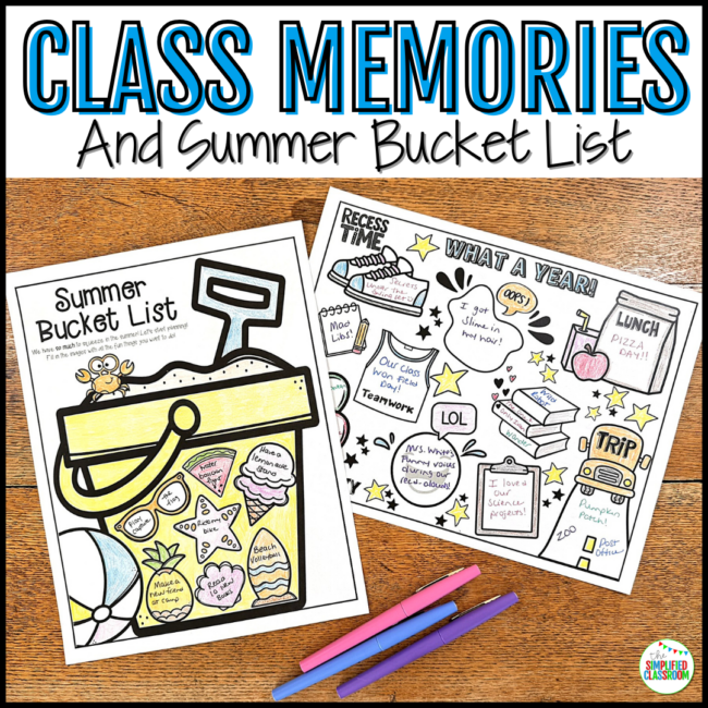 Yearbook Signing Pages Signature Autograph Messages Printables Class Memory Book - Image 3