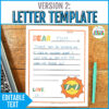 Back to School Night Letter to Parent from Student Letter to Parents ...