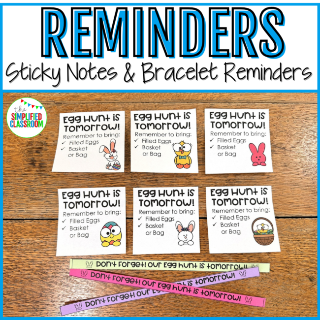 Easter Egg Hunt Parent Letter or Easter Party Letter to Parents Classroom Party - Image 4