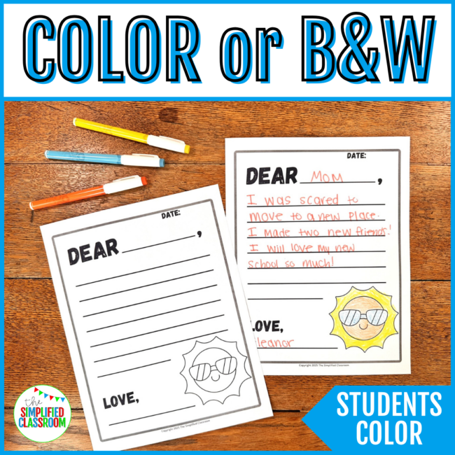 Back to School Night Letter to Parent from Student Letter to Parents Open House - Image 2