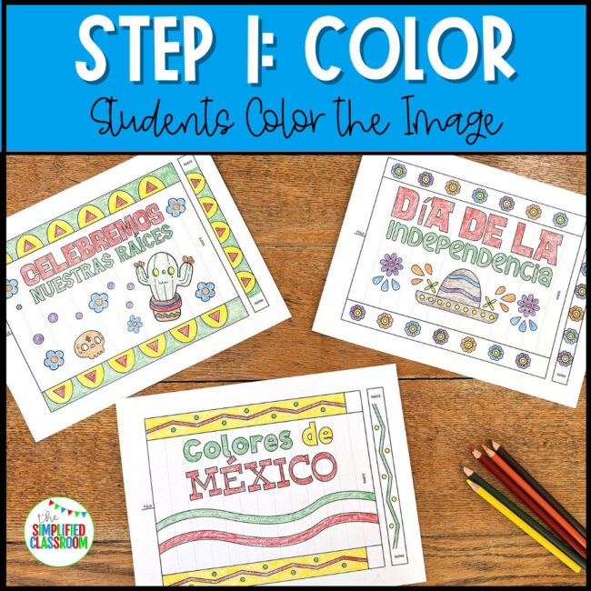 Colorful paper lantern craft for Mexican Independence Day activities