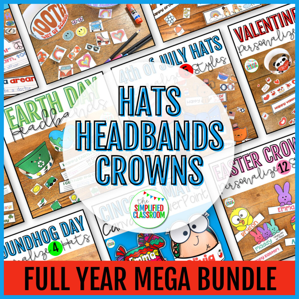 Printable Holiday Headbands Bundle