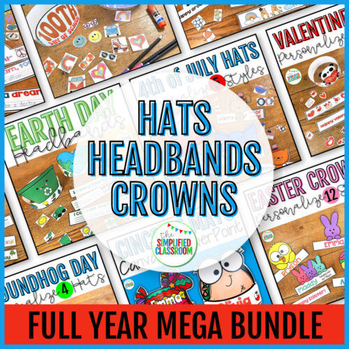 Printable Holiday Headbands Bundle