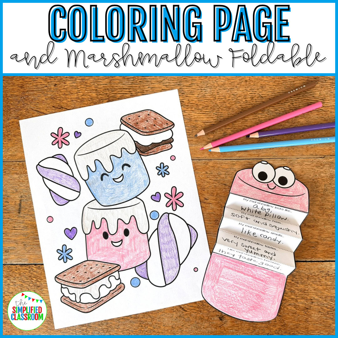 April Fools Day activity printable marshmallow farming prank worksheets for first and second grade featuring no prep spring classroom activities and funny April 1st worksheets for early elementary students