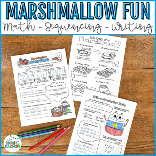 April Fools Day Activity – Marshmallow Farming Prank Worksheets for 1st and 2nd Grade
